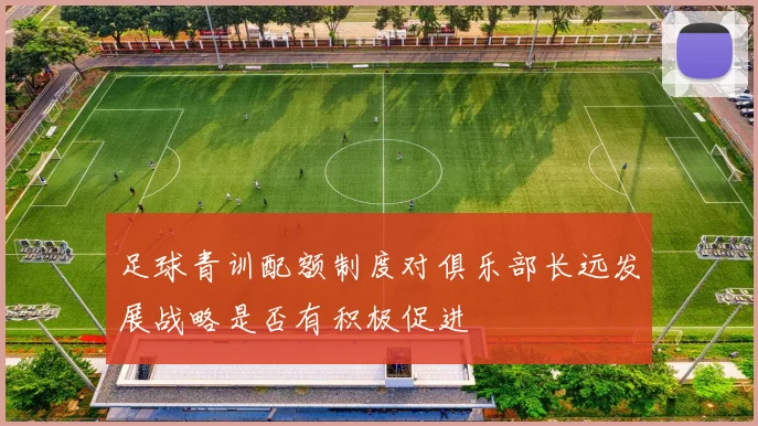 足球青训配额制度对俱乐部长远发展战略是否有积极促进